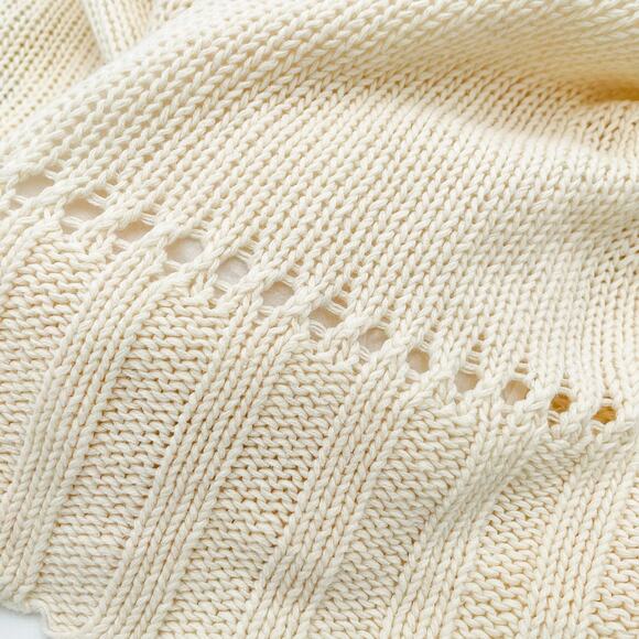 Relativity Cream Short Sleeve Sweater Petite S Y2K Vintage Fall Layering Top - Picture 4 of 10